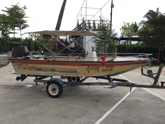 ขายเรือ14.5ฟุต เครื่องSuzuki 40 พวงมาลัยไฮโดรลิค พร้อมหลังคา ปั้มน้ำในเรือ ไฟรอบเรือ ขอบเรือไม้สัก ต