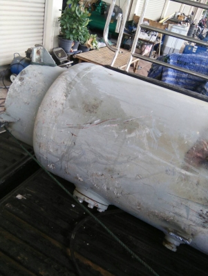 ถังพักลม 400 ลิตร ญี่ปุ่น หนามากๆ ถังพักลม 400 ลิตร ญี่ปุ่น หนามากๆ