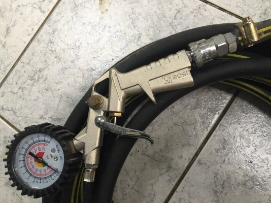 ขายสายลมหนายาว8เมตรพร้อมเกจเติมลม ของใหม่