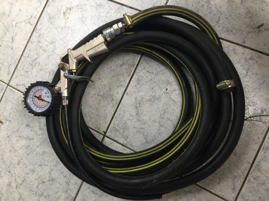 ขายสายลมหนายาว8เมตรพร้อมเกจเติมลม ของใหม่