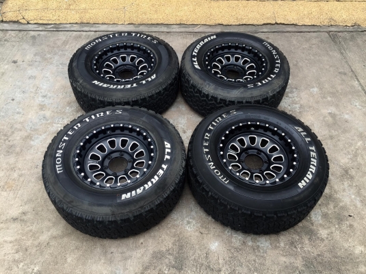 ล้อLensoแท้ ลายMonster ขอบ16 ยางMonster สภาพใหม่น้องป้ายแดง ทั้งชุด ล้อLensoแท้ ลายMonster ขอบ16 ยางMonster สภาพใหม่น้องป้ายแดง ทั้งชุด