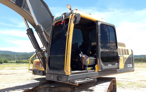 ขายรถแบ็คโฮ VOLVO EC210B PRIME ใช้งาน 9,563 ชั่วโมง สภาพดี พร้อมใช้งาน