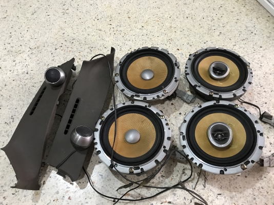 ลำโพง PIONEER เก่าญี่ปุ่นเเท้ทั้งชุดตามรูปหน้าหลังตรงรุ่น RA6