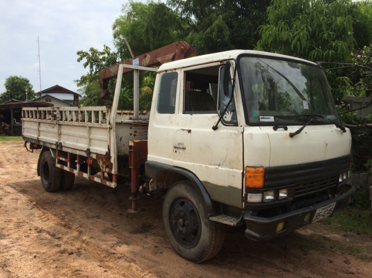 ขาย6ล้อเครนHINO FD185 เครนTADANO3ตัน3ปอก แชชซีสวย เอกสารทะเบียนครบ ใช้งานประจำ