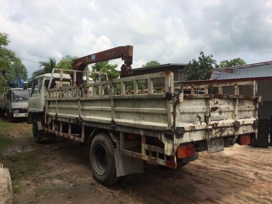 ขาย6ล้อเครนHINO FD185 เครนTADANO3ตัน3ปอก แชชซีสวย เอกสารทะเบียนครบ ใช้งานประจำ