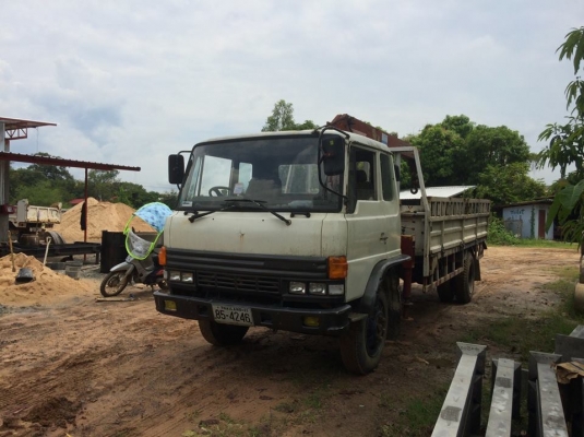 ขาย6ล้อเครนHINO FD185 เครนTADANO3ตัน3ปอก แชชซีสวย เอกสารทะเบียนครบ ใช้งานประจำ