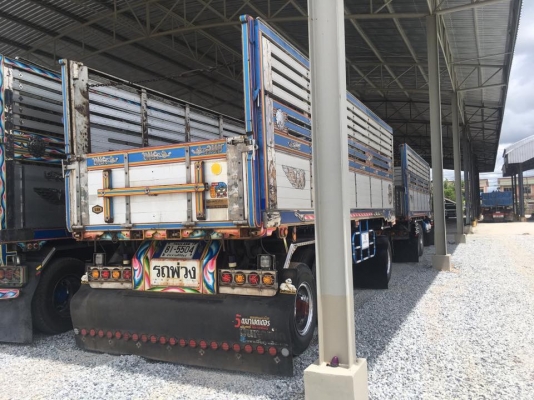 Hino 344 แรง ปี 56 กระบะดัมพ์แม่ลูก 3 เพลาดแท้ สวยเดิมพร้อมใช้งานค่ะ