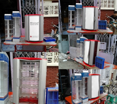 ขายเหมาโทรศัพท์เก่า ไว้ตกแต่งบ้าน 10 เครื่อง /ตู้โชว์บุหรี่ 1500-2200 บาท