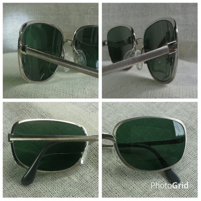 แว่นตา นีโอ - คลาสสิค ในตำนาน  &#039;ราชสีห์เงิน&#039;  เฟรนช์วินเทจยุค &#039;60s  Vintage ESSEL handmade in France