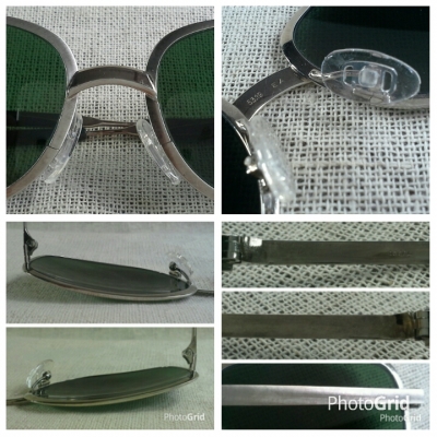 แว่นตา นีโอ - คลาสสิค ในตำนาน  &#039;ราชสีห์เงิน&#039;  เฟรนช์วินเทจยุค &#039;60s  Vintage ESSEL handmade in France