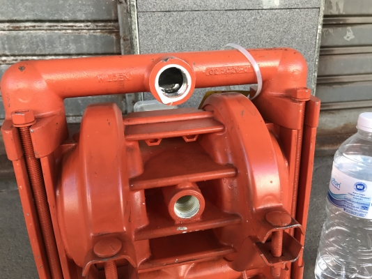 ขายปั้มไดอะแฟรม Wilden made in USA โครงสร้างอลูมิเนียม ขนาดเข้า 1นิ้ว ออก 6หุน สภาพสวย ดูดแรง พร้อมใช้งาน