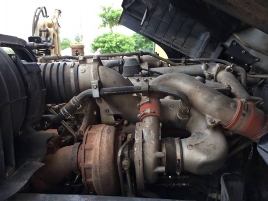 ขาย ISUZU GXZ 360 พร้อมหางพื้นเรียบสามเพลา รถปี 58