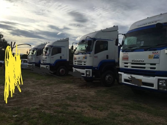 ขาย ISUZU GXZ 360 พร้อมหางพื้นเรียบสามเพลา รถปี 58 ขาย ISUZU GXZ 360 พร้อมหางพื้นเรียบสามเพลา รถปี 58