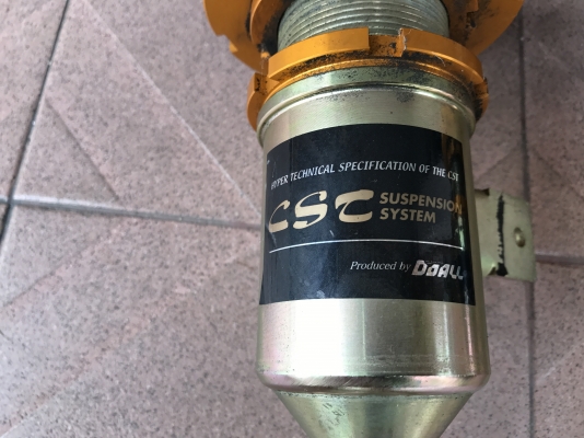 โช้คเเต่งปรับเกลียวสไลดกระบอกปรับหนืด ODYSSEY RB1เก่านอกสวยๆ