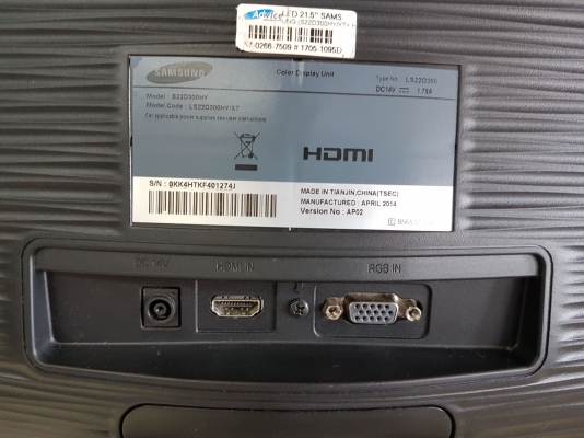 คอมพ์ชุด จอ Samsung 22 นิ้ว CPU AMD FX-6350 Ram 4 GB HDD 500GB การ์ด GT630 อุปกรณ์ครบ