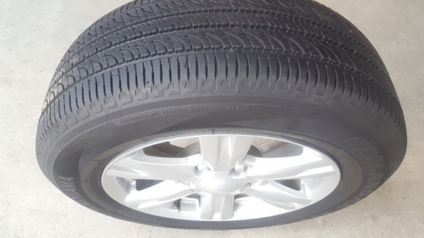 ขายล้อISUZU Mu-X ขอบ17 ยาง225/65/17 ปี 2314  4 ล้อ