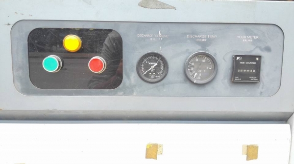 ** SOLD ** เครื่องปั้มลมสกรูญี่ปุ่น KOBELCO รุ่น H22A ขนาด 30 HP 380V พร้อมใช้งาน