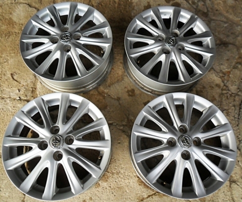 แม็กเก๋งขอบ15 เอนไกแท้ 4รู100 สภาพดี วงละ1125