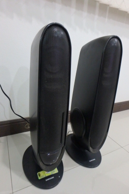 ชุดมินิโฮมเธียเตอร์ Samsung รุ่น RTS-E10 DVD Player ลำโพง 2.0 ซับวูปเฟอร์ในตัว สภาพดี