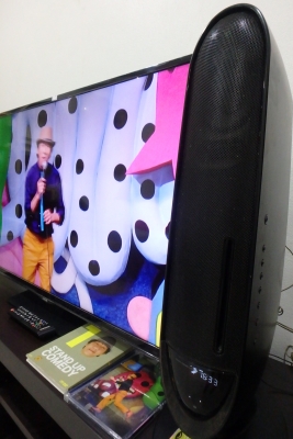 ชุดมินิโฮมเธียเตอร์ Samsung รุ่น RTS-E10 DVD Player ลำโพง 2.0 ซับวูปเฟอร์ในตัว สภาพดี