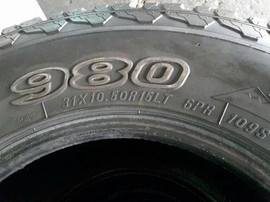 Maxxis AT980 ขนาด 31-10.5-15 ปี15 สวยๆ 1ชุด