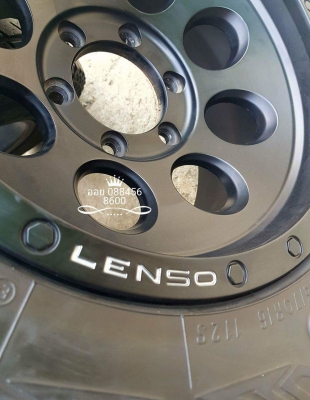 ขายล้อ หยดน้ำ LENSO MAX1 (แท้) 16x9 ออฟ 0 พร้อมยาง AT 265/70/16