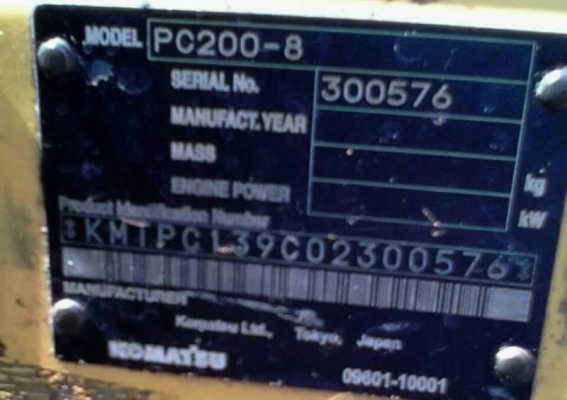 รถขุด Komatsu PC200-8 10,xxx ชม. สภาพดีพร้อมใช้ เล่มพร้อมโอน รถขุด Komatsu PC200-8 10,xxx ชม. สภาพดีพร้อมใช้ เล่มพร้อมโอน