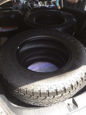 ยาง All Yokohama 265 65 17 ปลายปี15 ดอกเต็ม ไม่มีปะ ใช้ยาว ราคาไม่แพง ยาง All Yokohama 265 65 17 ปลายปี15 ดอกเต็ม ไม่มีปะ ใช้ยาว ราคาไม่แพง