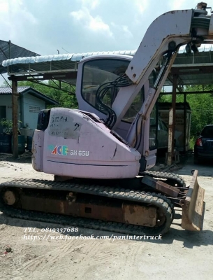 FROM JAPANขายถูกด่วนๆ*รถขุด SUMITOMO SH65 / คอนโทรลน้ำมัน /ปั๊มนิ้ว /มีเก๋ง / แทรคยาง /สินค้าเก่านอก / ราคาเพียง 390,000 บาท สนใจรีบติดต่อ 081-88-33-166