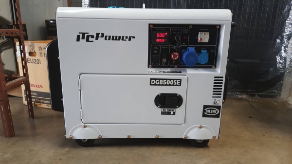 เครื่องปั่นไฟ 6.25KW /6.25kva 1 เฟส 230V  เครื่องดีเซล รับประกัน1ปี