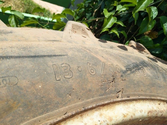 ยางขอบ38. 1คู่พร้อมกะทะ