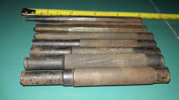 ขายชุดเหล็กส่ง เหล็กมาร์ค 8ตัวชุด เก่ามือสองเหล็ก