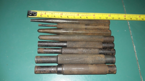 ขายชุดเหล็กส่ง เหล็กมาร์ค 8ตัวชุด เก่ามือสองเหล็ก