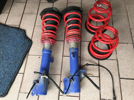 โช้คเเต่ง RSR ปรับเกลียวตรงรุ่น NISSAN CUBE เก่าญี่ปุ่นสภาพสวยของมาตามรูป