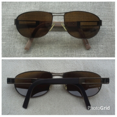 แว่นตาเฟรนช์แฮนด์เมด ยุค 2000s โมเดล &#039;นักบิน - ใหม่&#039; เท่สุด ๆ Authentic MOREL handmade in 