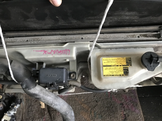 หม้อน้ำติดพัดลมเเผงเเอรครบชุดอัลพาสตัวเเรกเก่าญี่ปุ่นเเท้สภาพสวย