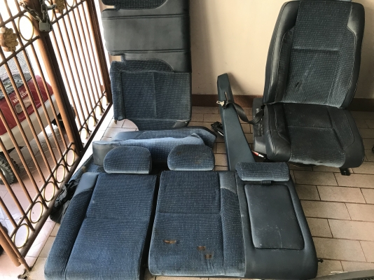 เบาะหน้าหลัง VOLVO 850 คู่หน้าปรับไฟฟ้าเก่าญี่ปุ่นเเท้สภาพดีไม่มีขาด