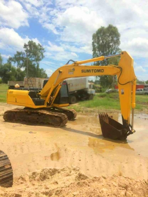 ขายรถแบ็คโฮ SUMITOMO SH210-5 ใช้งาน 9 พันชั่วโมง สภาพพร้อมใช้ ราคาถูกมากๆ