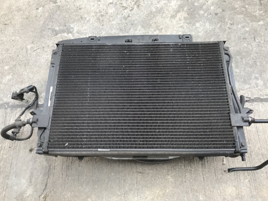 หม้อน้ำพร้อมพัดลมเเผงเเอร์ครบ VOLVO 850 เก่าญี่ปุ่นเเท้สภาพสวยครบๆ