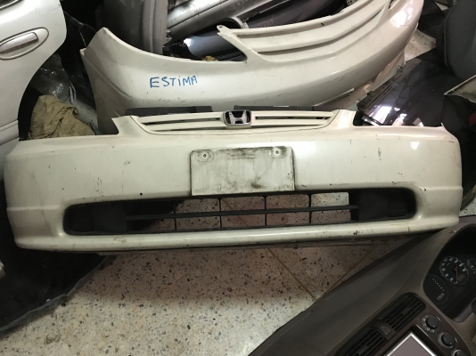 กันชนหน้าพร้อมกระจัง CIVIC ไดเเมนชั่นเก่าญี่ปุ่นเเท้สภาพดี