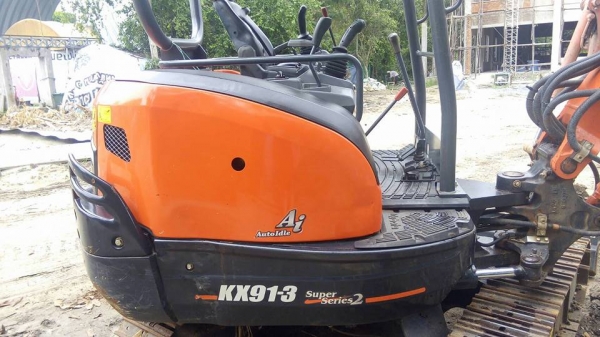 SOLD OUT....รถตัก KUBOTA KX91-3 สภาพดีพร้อมใช้งาน