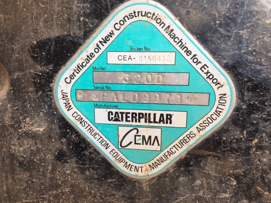 ขาย CAT 320D หลังคาดำสวยจัด( หมื่นชั่วโมงนิดๆ ) ราคาคุยกันครับ