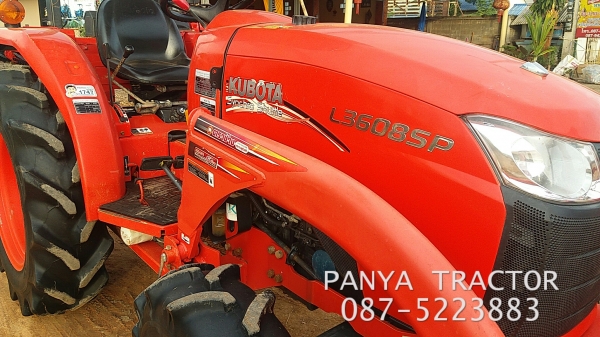 รถเข้าใหม่#ปัญญาแทรคเตอร์..จัดมาให้ครับ ด่วน 355,000 บาท.คูโบต้าL3608SP ใบมีดคานบน พร้อม ผานพรวน6&times;22ตราช้างสภาพพร้อมใช้ จัดส่งอำเภอแกลงจังหวัดระยอง