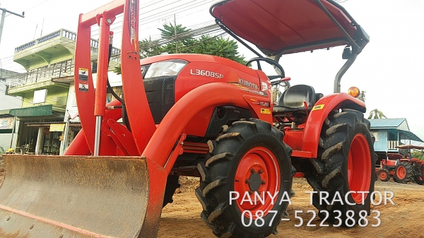 รถเข้าใหม่#ปัญญาแทรคเตอร์..จัดมาให้ครับ ด่วน 355,000 บาท.คูโบต้าL3608SP ใบมีดคานบน พร้อม ผานพรวน6&times;22ตราช้างสภาพพร้อมใช้ จัดส่งอำเภอแกลงจังหวัดระยอง
