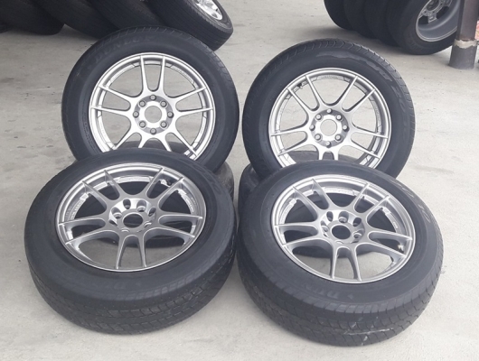 ล้อRPF1 ขอบ15 4รู100-114 พร้อมยาง185/60/15 ปี14  4 ล้อ