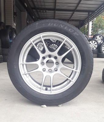 ล้อRPF1 ขอบ15 4รู100-114 พร้อมยาง185/60/15 ปี14  4 ล้อ