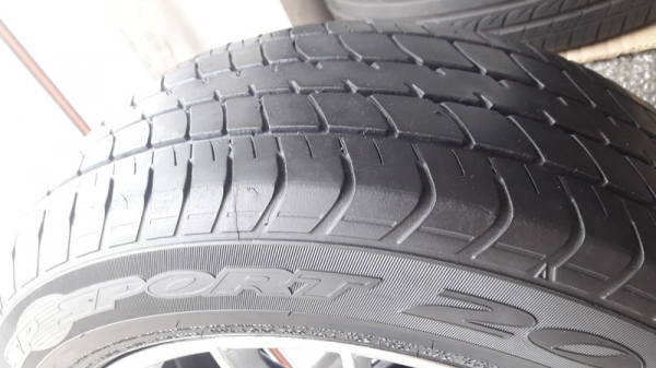 ล้อRPF1 ขอบ15 4รู100-114 พร้อมยาง185/60/15 ปี14  4 ล้อ