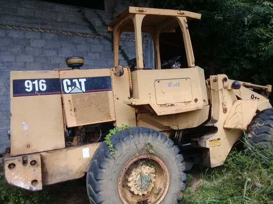 ขายรถตักล้อยาง CAT 916 สภาพพร้อมไช้