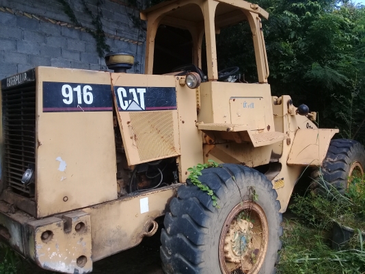 ขายรถตักล้อยาง CAT 916 สภาพพร้อมไช้