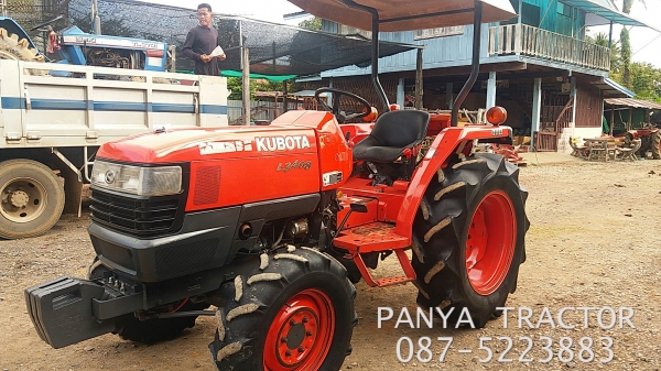 สินค้าเข้าใหม่ #ขายรถแทรกเตอร์มือสอง #คูโบต้าL3408 4WD 34 แรงม้า ราคา 169,000 บ. รถสภาพดี พร้อมใช้งาน พร้อมโรตาลี่โชคชัย